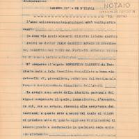 Fondo Giovanni Ansaldo - Dichiarazione di Lamberti Sorrentino, p. 1