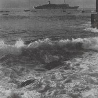 La turbonave EUGENIO C. fotografata all'Isola di Sant'Elena