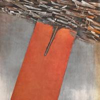 Copertina di Arnaldo Pomodoro - sintesi della laminazione (composizione in acciaio e rame)