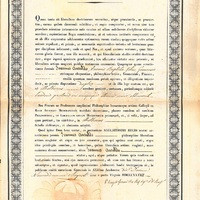 Ammissione all'insegnamento di matematica di Giovanni Ansaldo, 12-08-1837